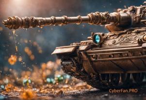 Нейросеть, боевой танк, интернет, красивый, крутой танк, мир танков, cyber